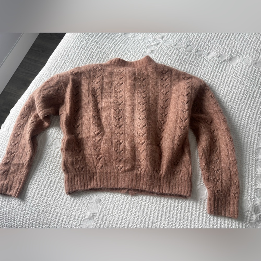 Doen Pink Wool Cardigan - Picture 5 of 5